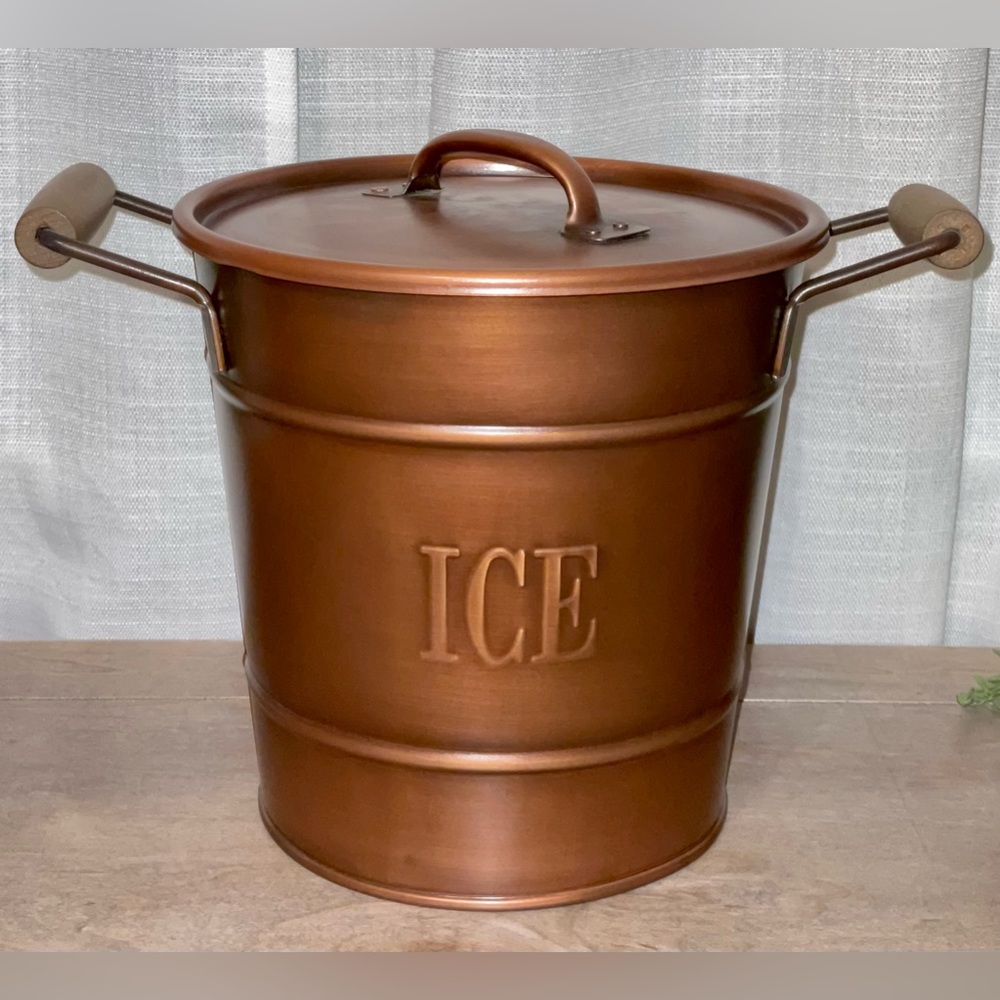 Brushed Bronze Stainless Steel Ice Bucket